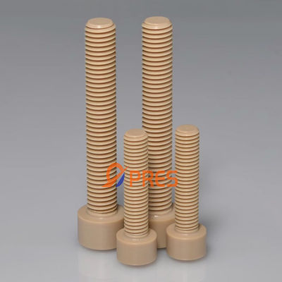 Giá tốt. Natural PEEK Hex Socket Thread Cap Cylinder Head Screw với mật độ 1.31 trực tuyến